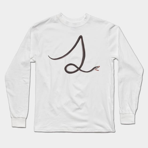 S - Stiletto snake Long Sleeve T-Shirt by miim-ilustra